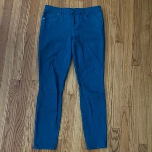 Loft Modern Skinny Teal Pants 0/25